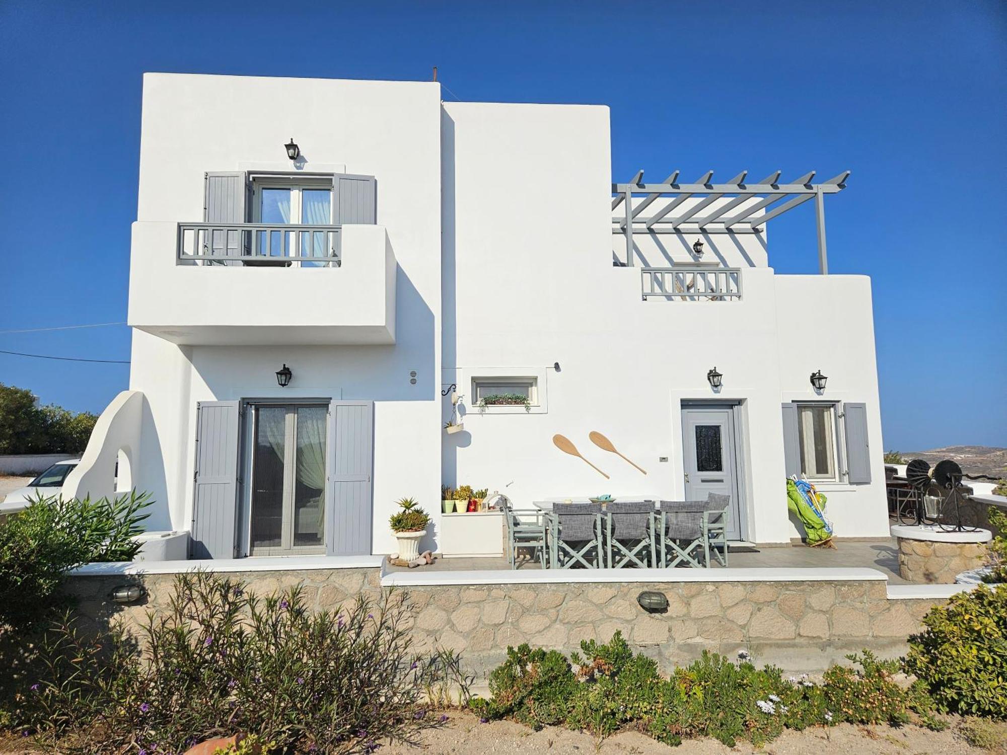 Milos Sun Villa Peran Triovasalos Exterior foto