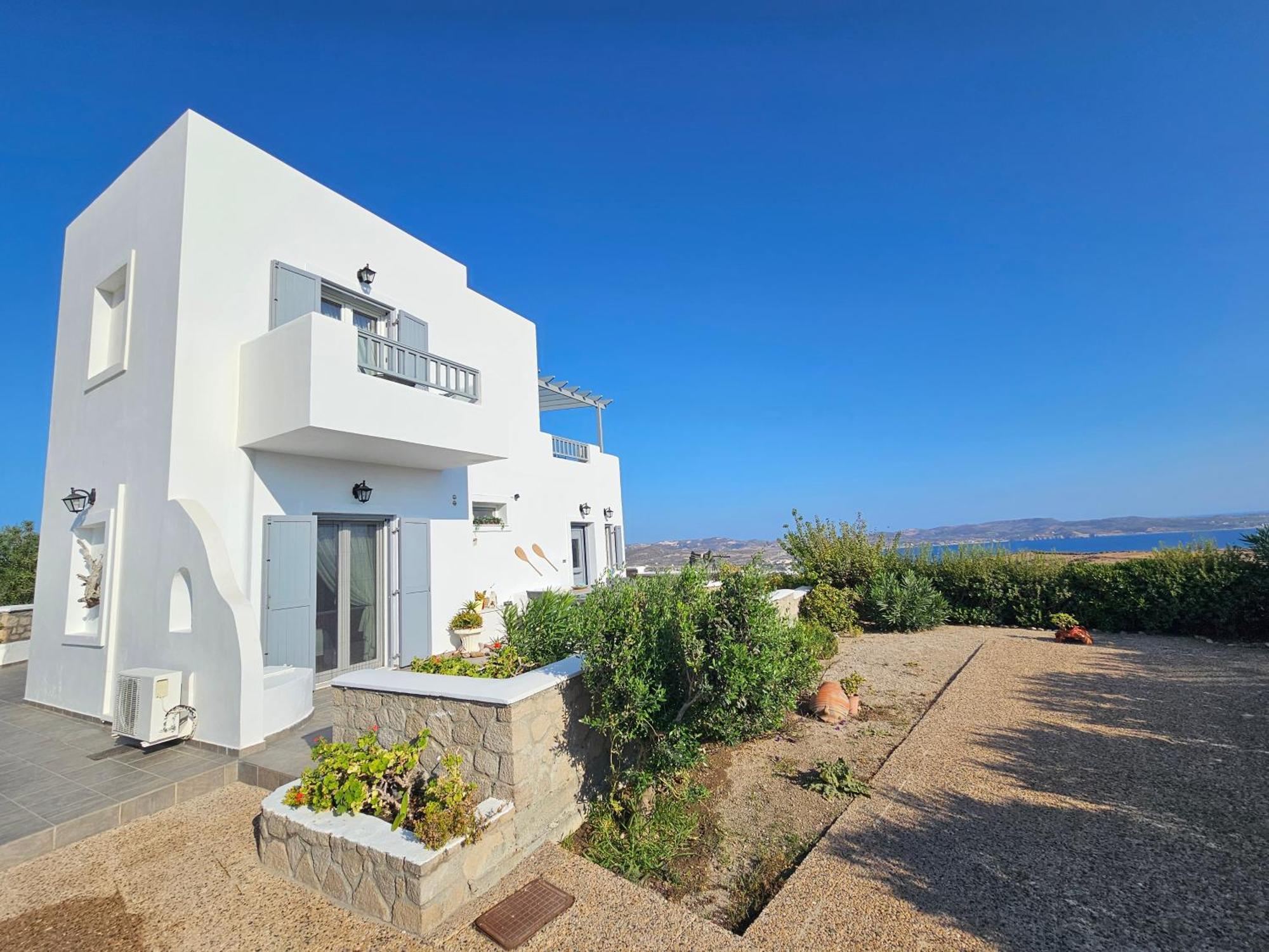 Milos Sun Villa Peran Triovasalos Exterior foto