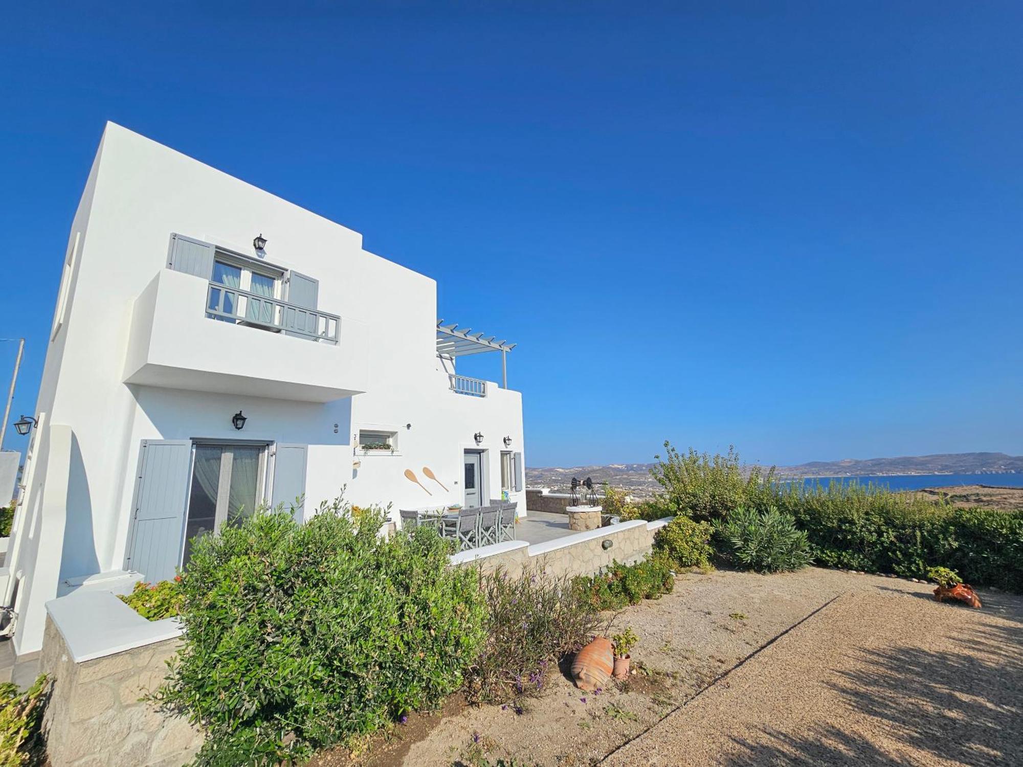 Milos Sun Villa Peran Triovasalos Exterior foto